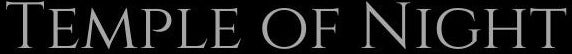 Black background with 'templeofnight' logo in white